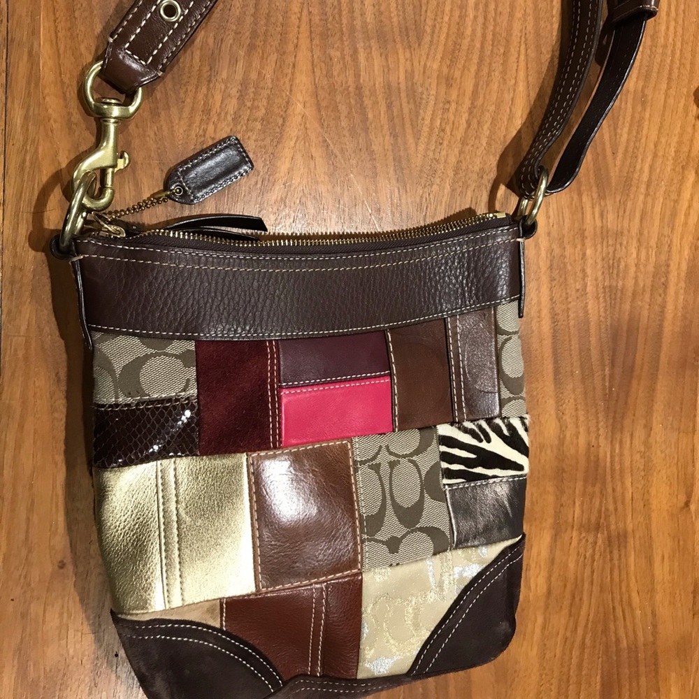Coach pocketbook patchwork